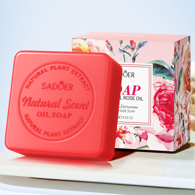 Soap Making Oils - Handgemachte Seife Natürliche Kräuter-Rosenöl-Seife Ölkontrolle Badeseife,