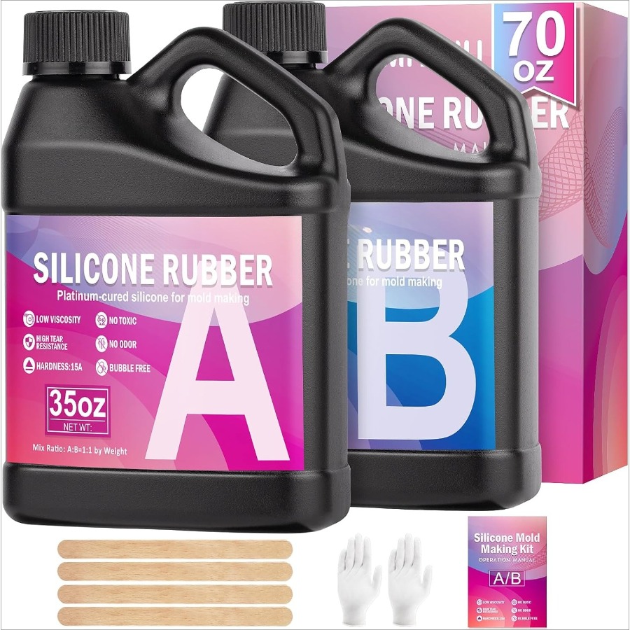 Soap Making Designs - Silikonformen-Set, 38,8 oz 15A elastisches flüssiges