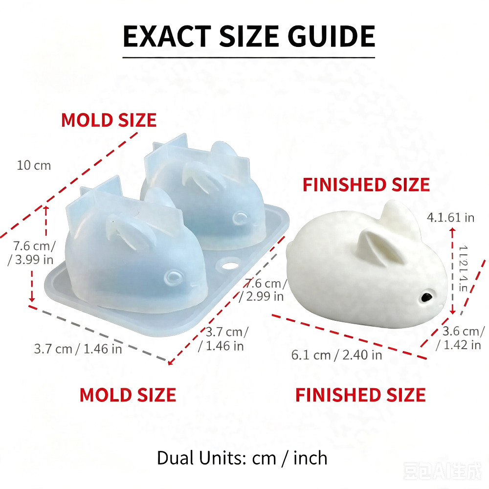 3D Mini-Hasen-Silikonform Lebe – Soap Making Instructions Bewertung und Preis