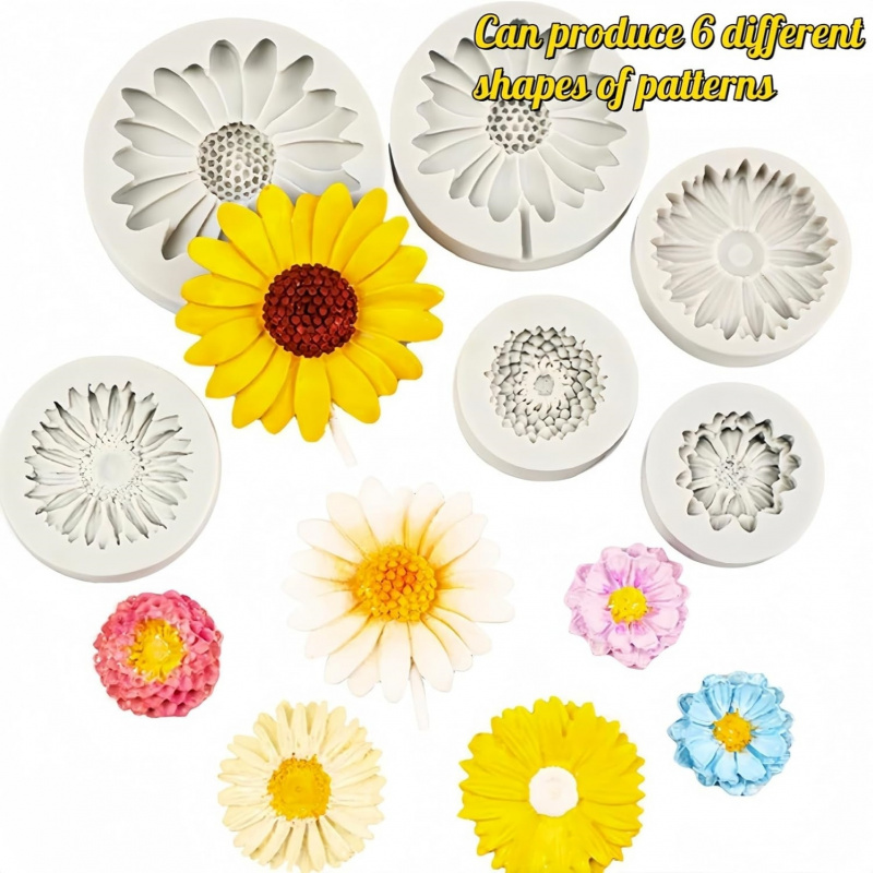 6 Stück, Sonnenblumen-Gänseblü – Soap Making Designs Bewertung und Preis