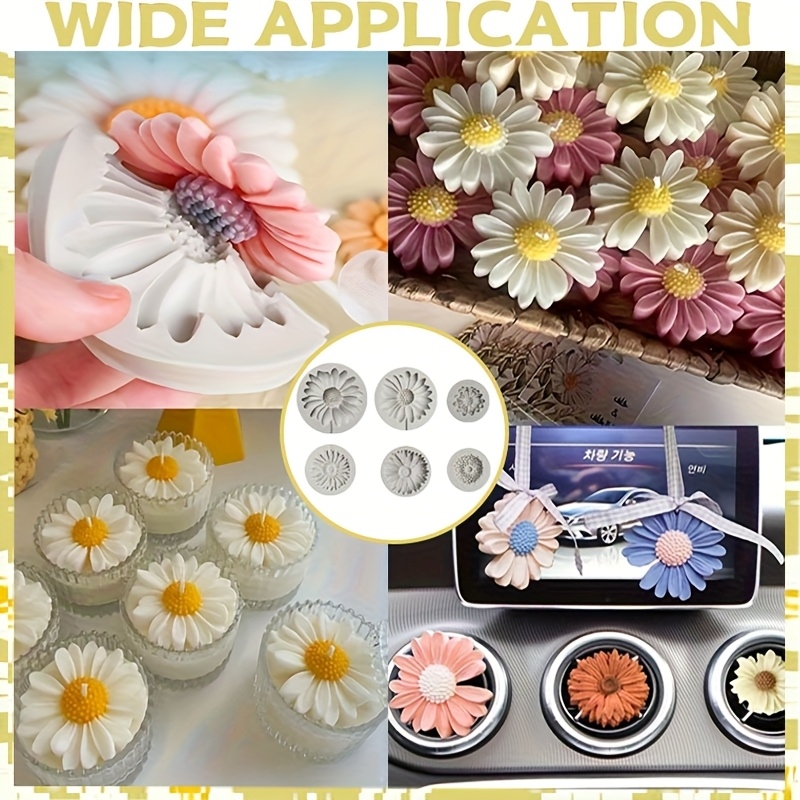 6 Stück, Sonnenblumen-Gänseblü – Soap Making Designs Bewertung und Preis
