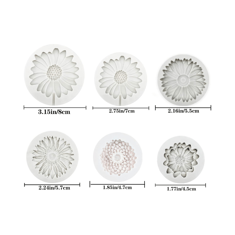 6 Stück, Sonnenblumen-Gänseblü – Soap Making Designs Bewertung und Preis