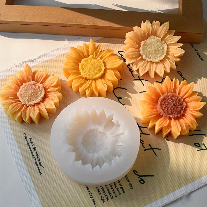 Lebendige 3D-Sonnenblumen-Sili – Soap Making Designs Bewertung und Preis