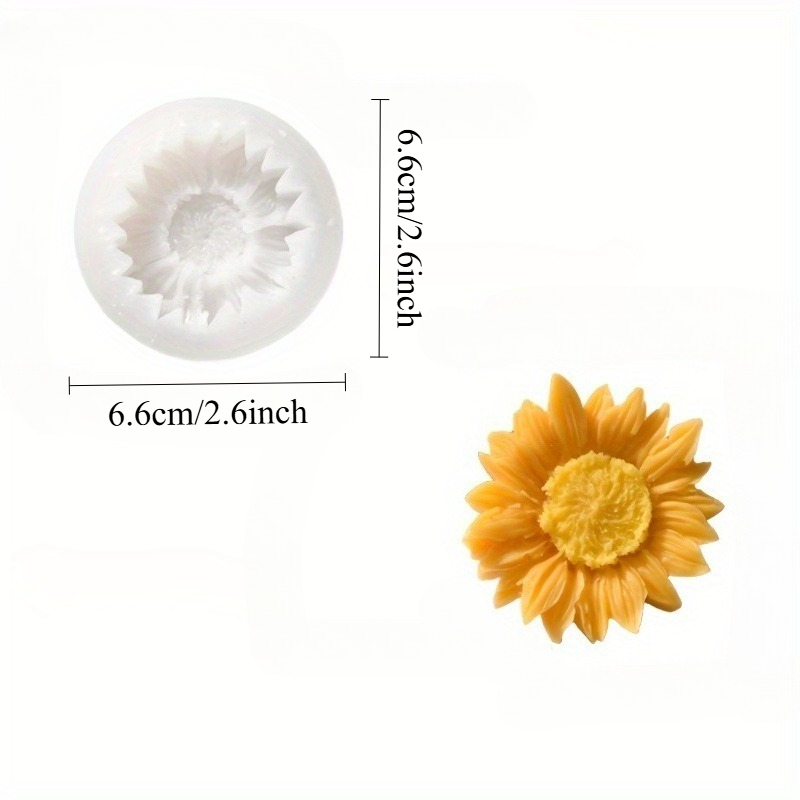 Lebendige 3D-Sonnenblumen-Sili – Soap Making Designs Bewertung und Preis