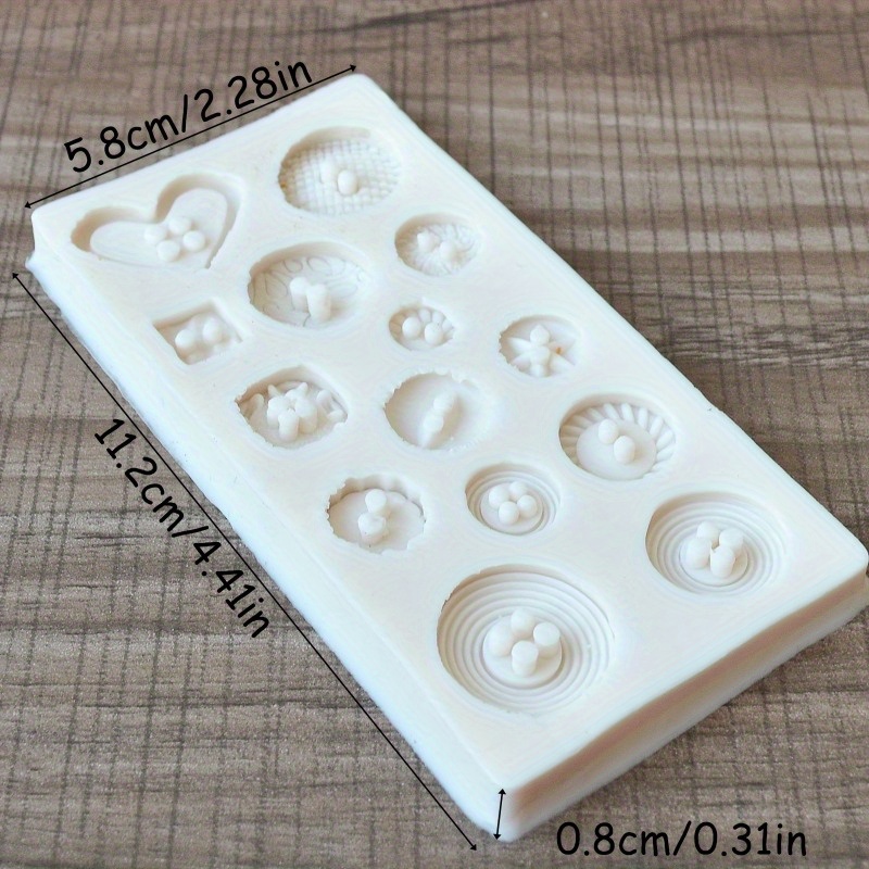 Knopfförmige Silikonform für S – Soap Making Designs Bewertung und Preis