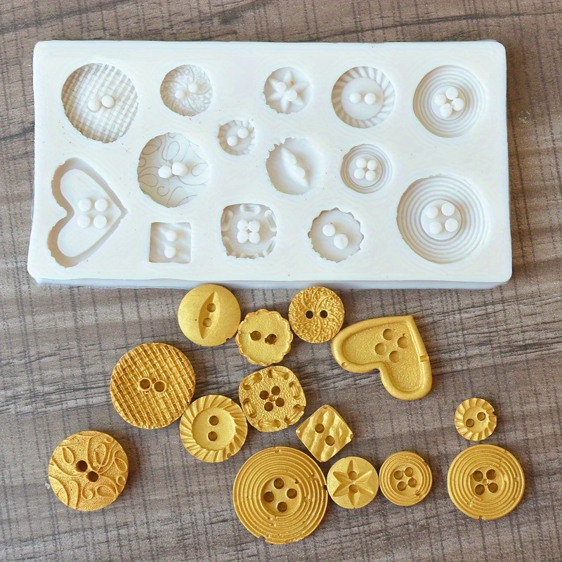 Knopfförmige Silikonform für S – Soap Making Designs Bewertung und Preis