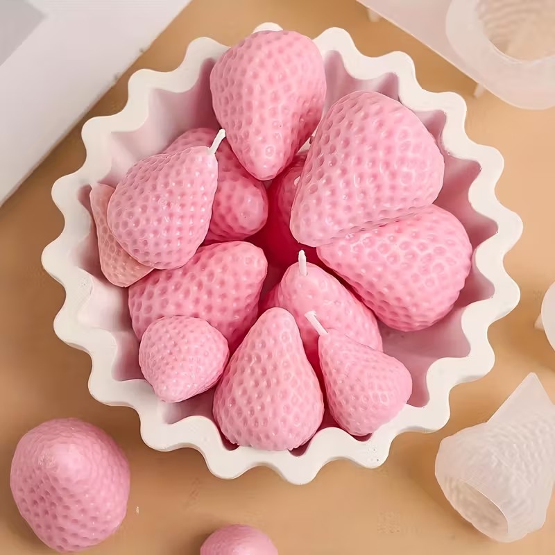 Erdbeer-Silikonform für DIY Ar – Soap Making Designs Bewertung und Preis