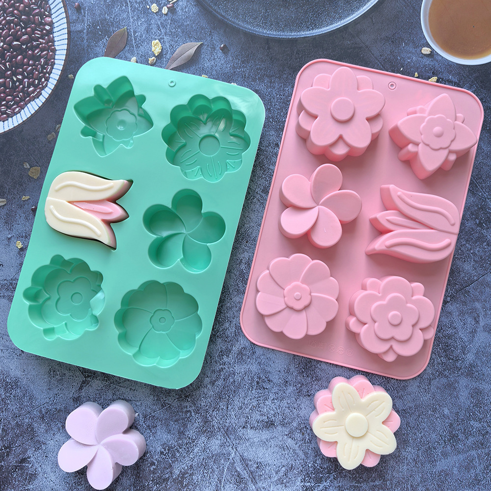 Verschiedene Blumen-Silikonfor – Soap Making Instructions Bewertung und Preis