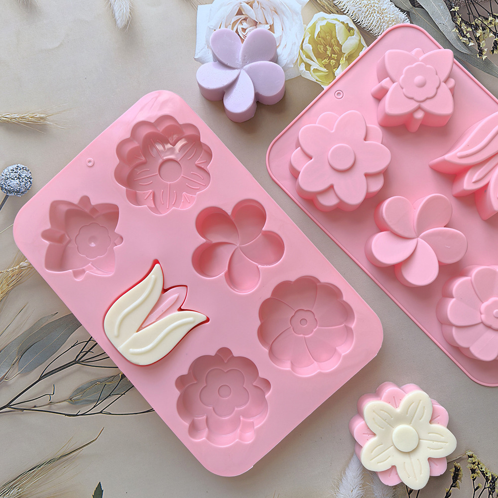 Verschiedene Blumen-Silikonfor – Soap Making Instructions Bewertung und Preis