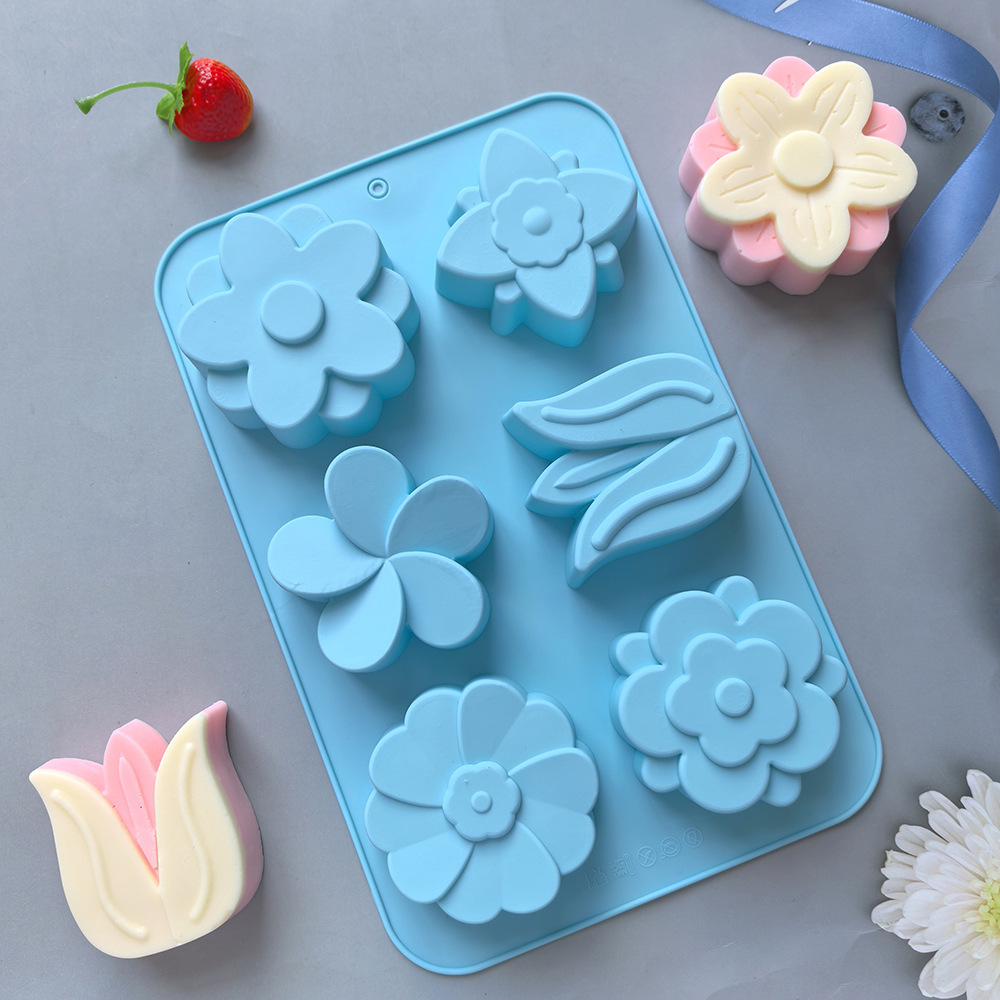 Verschiedene Blumen-Silikonfor – Soap Making Instructions Bewertung und Preis