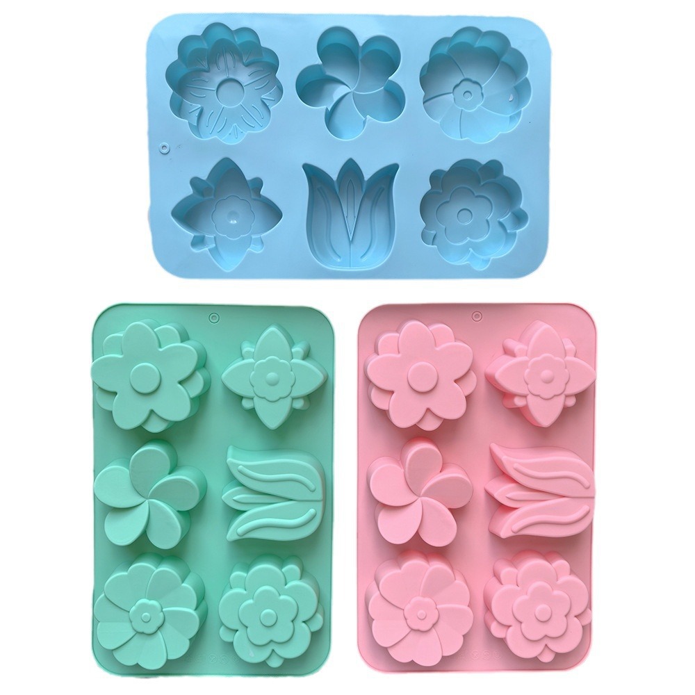 Verschiedene Blumen-Silikonfor – Soap Making Instructions Bewertung und Preis